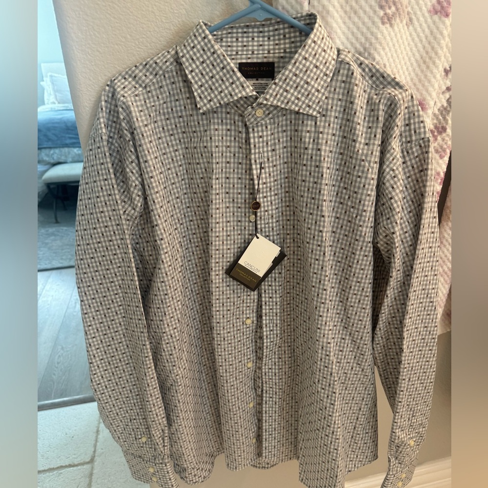 Thomas Dean men’s shirt NWT